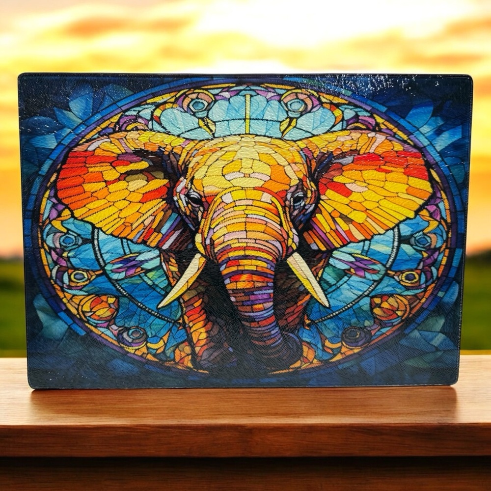 11 x 8 Elephant Cutting Board